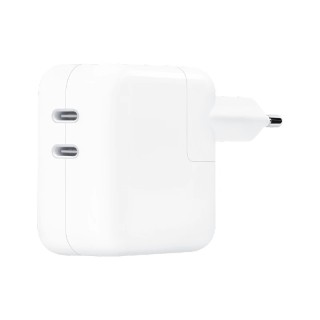 Apple punjač Dual USB-C 35W bijeli bez kabla