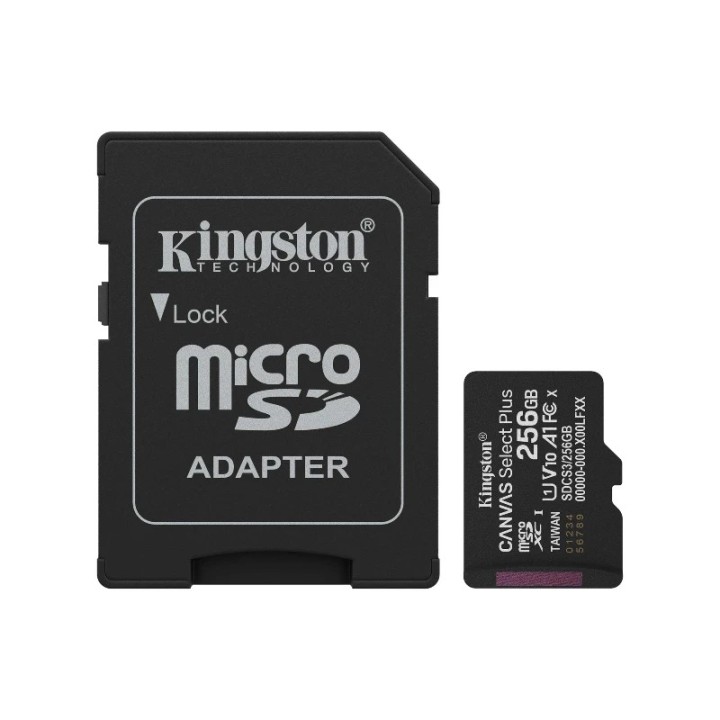 Kingston MC MicroSD 256GB UHS-I U3, SDCS3/256GB