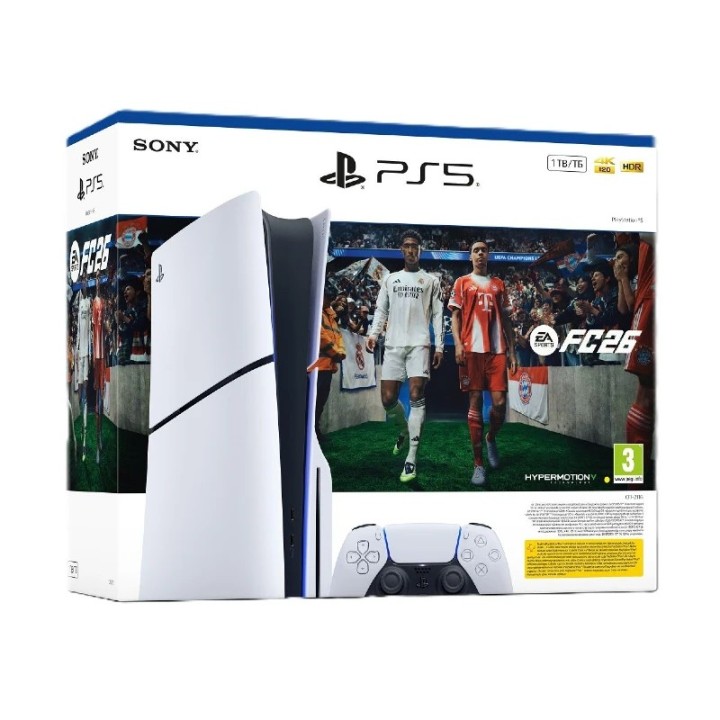 Sony PlayStation 5 Slim E chassis + EA Sports FC 26 VCH