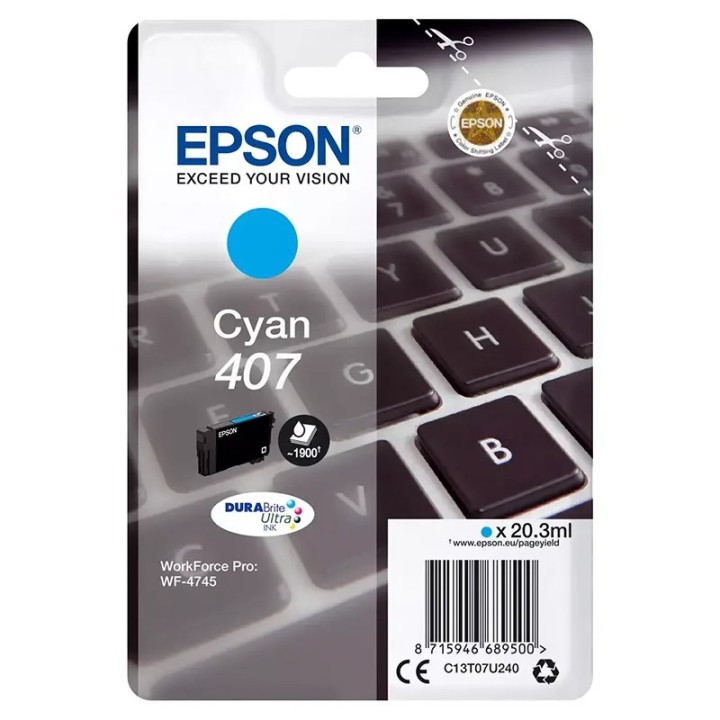 Tinta Epson WF-4745 L Cyan