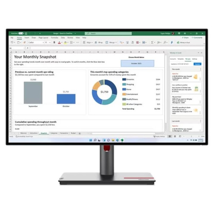 Monitor Lenovo 27'' P27h-30 63A1GAT1EU