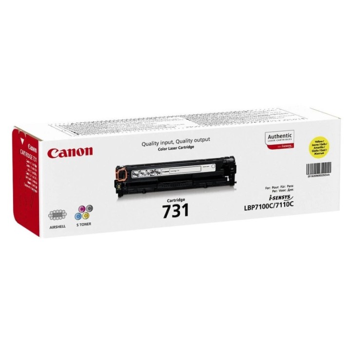 Toner Canon CRG-731Y (6269B002AA)
