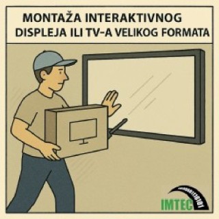 Usluga montaže seta za interaktivnu učionicu+ edukacija