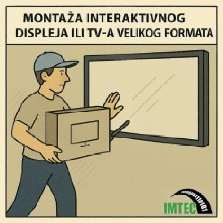 Usluga montaže seta za interaktivnu učionicu+ edukacija