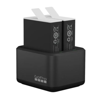 Dvostruki punjač GoPro + dvije Enduro baterije za Hero 13 crni