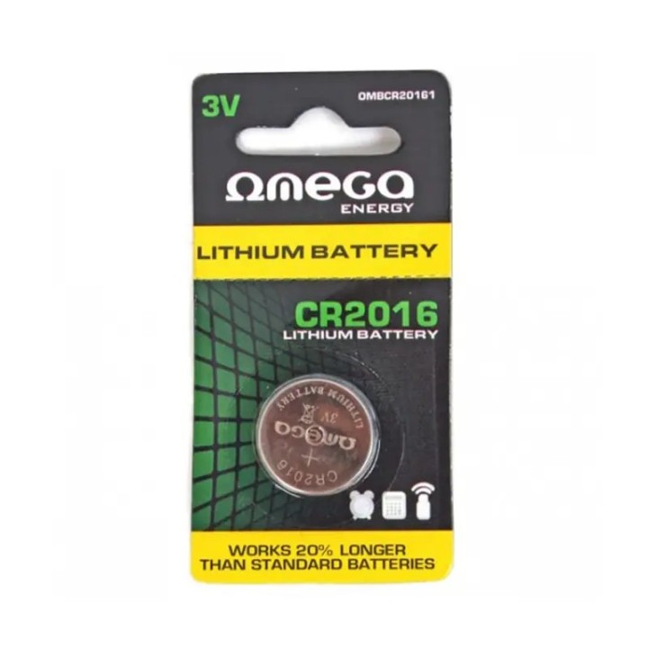 Omega baterija CR2016